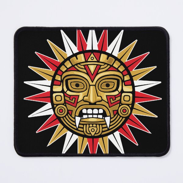 Item preview, Mayan Sun, Inca Deity, Red Gold Totem designed and sold by PixelStudioBe.