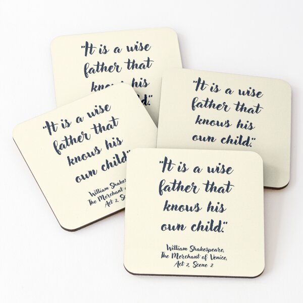 Item preview, Wicked Shakespeare Quote from The Merchant of Venice designed and sold by CharlottePlaceArt.