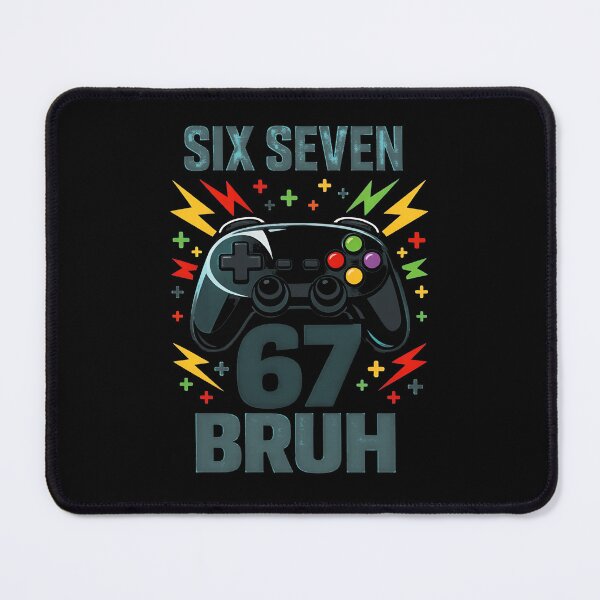 Item preview, Six Seven 67 Bruh Gamer Birthday T-Shirt designed and sold by OlyvieArt.