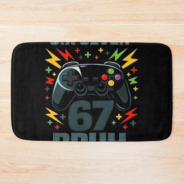 Item preview, Six Seven 67 Bruh Gamer Birthday T-Shirt designed and sold by OlyvieArt.