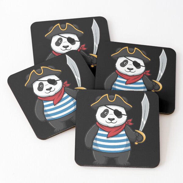 Item preview, Swashbuckling Pirate Panda Sailor Cartoon designed and sold by k3rstman1.