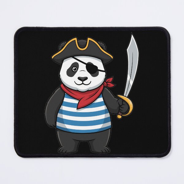 Item preview, Swashbuckling Pirate Panda Sailor Cartoon designed and sold by k3rstman1.