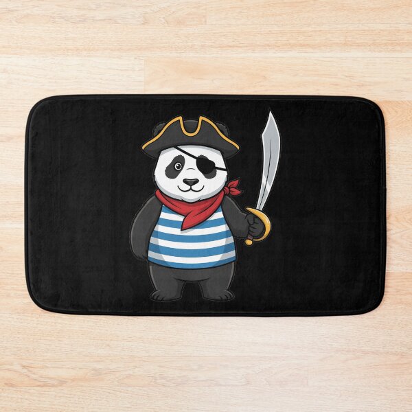 Item preview, Swashbuckling Pirate Panda Sailor Cartoon designed and sold by k3rstman1.