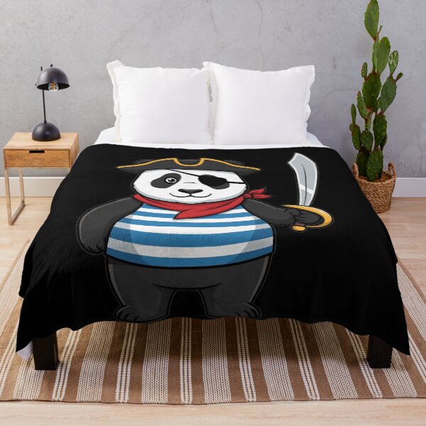Item preview, Swashbuckling Pirate Panda Sailor Cartoon designed and sold by k3rstman1.