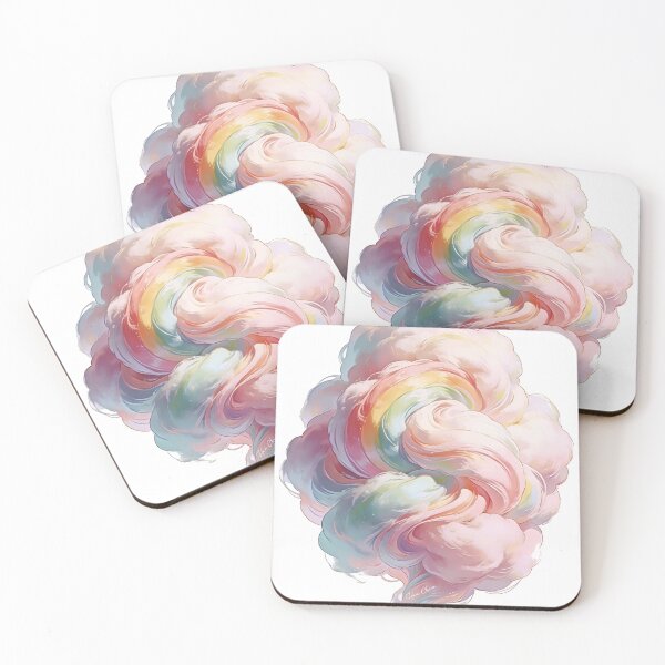Item preview, Rainbow Cloud Swirl designed and sold by Hen-C-Art.