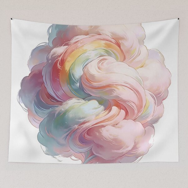 Item preview, Rainbow Cloud Swirl designed and sold by Hen-C-Art.