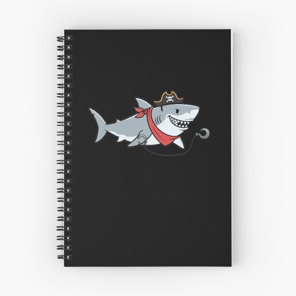 Item preview, Cartoon Pirate Great White Shark designed and sold by k3rstman1.