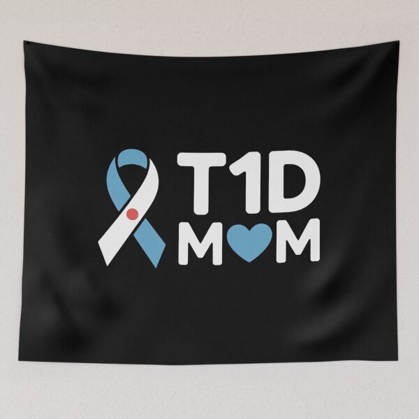 Item preview, T1D Mom Diabetes Awareness Type 1 Insulin Mother designed and sold by EllenJast.