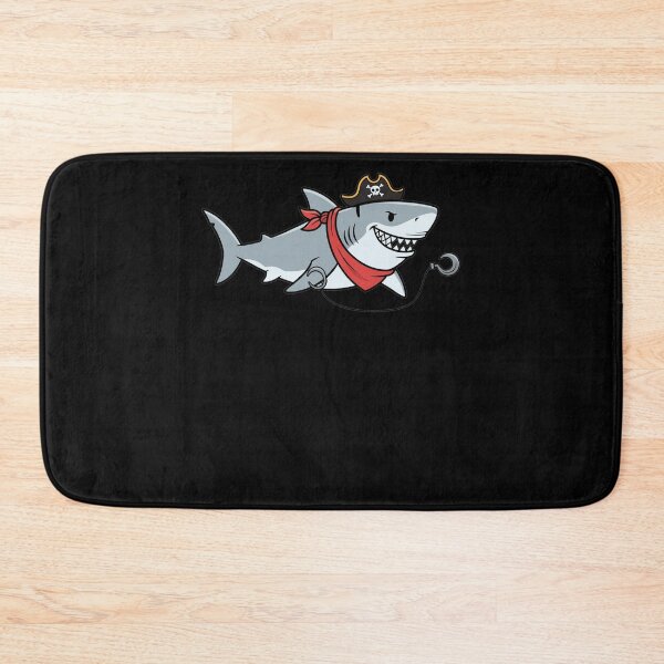 Item preview, Cartoon Pirate Great White Shark designed and sold by k3rstman1.