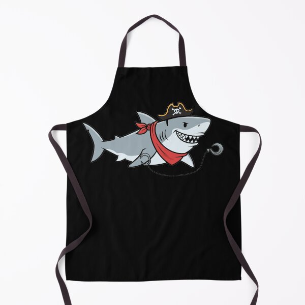 Item preview, Cartoon Pirate Great White Shark designed and sold by k3rstman1.