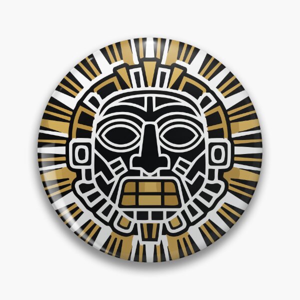 Item preview, Radiant Mayan Inca Sun, White Gold, Divine Totem designed and sold by PixelStudioBe.