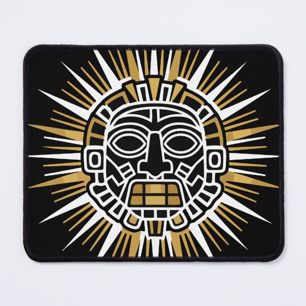 Item preview, Radiant Mayan Inca Sun, White Gold, Divine Totem designed and sold by PixelStudioBe.