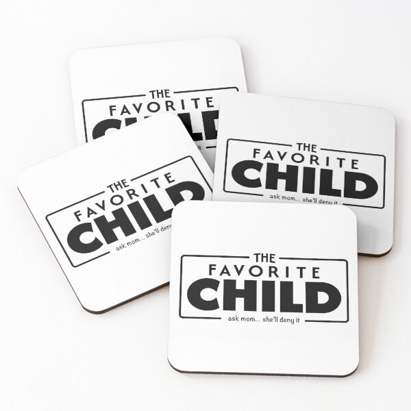 Item preview, The Favorite Child Funny Sarcastic Sibling Joke Black designed and sold by PixelGrafiks.
