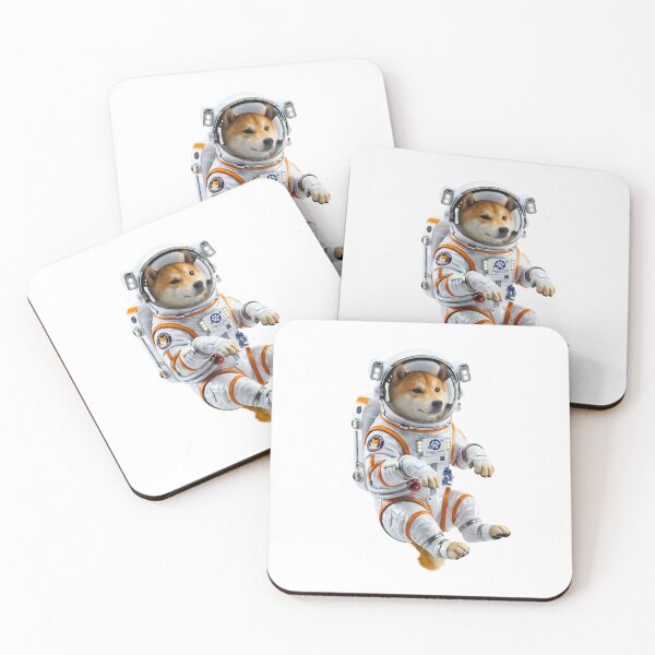 Item preview, cute cosmic shiba inu astronaut space designed and sold by ArtivioShop.