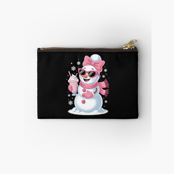 Item preview, Xmas Snowman Drinking Hot Chocolate Bougie Women Christmas designed and sold by EllenJast.