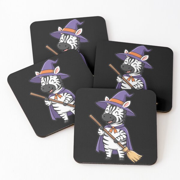 Item preview, Cute Witch Zebra Halloween Costume with Broom designed and sold by k3rstman1.
