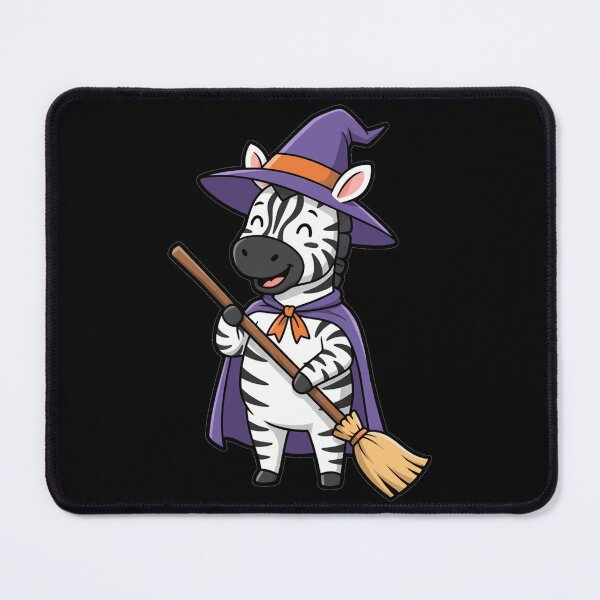 Item preview, Cute Witch Zebra Halloween Costume with Broom designed and sold by k3rstman1.