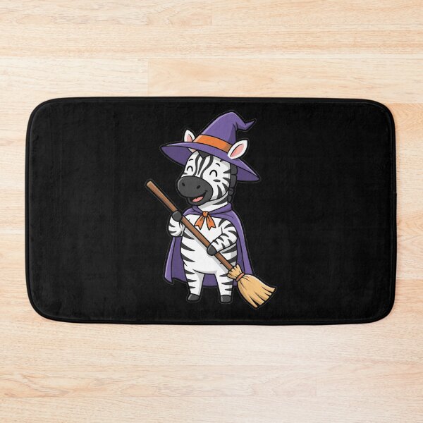 Item preview, Cute Witch Zebra Halloween Costume with Broom designed and sold by k3rstman1.