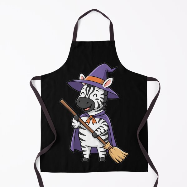 Item preview, Cute Witch Zebra Halloween Costume with Broom designed and sold by k3rstman1.