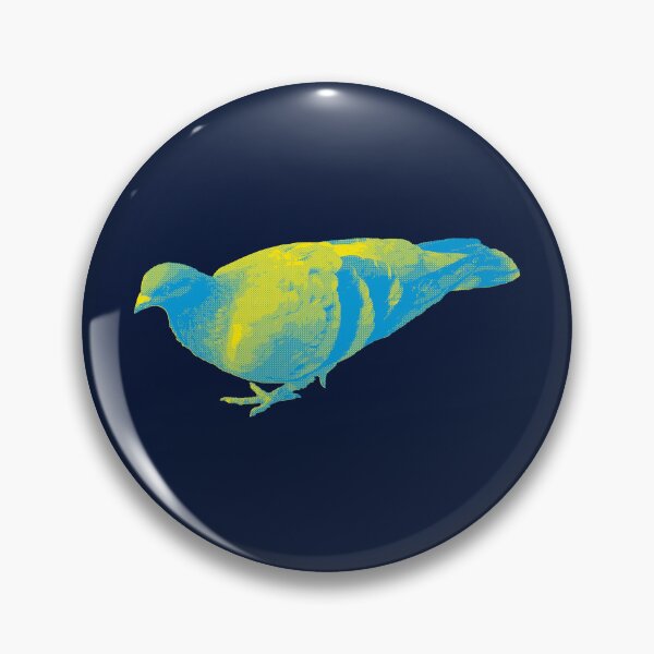 Item preview, Charlene the pigeon (blue) designed and sold by BlackSwanArt.