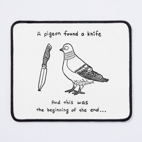 Item preview, A pigeon found a knife designed and sold by Nu. Mafuyu.