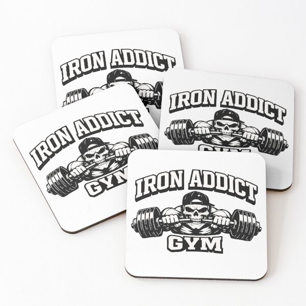 Item preview, Iron Addict Gym Fitness Workout Bodybuilding designed and sold by athenaVart.