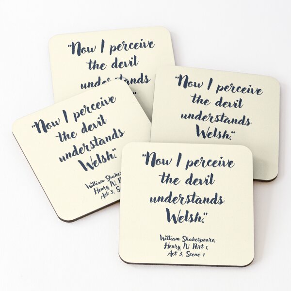 Item preview, Wicked Shakespeare Quote from Henry the Fourth designed and sold by CharlottePlaceArt.