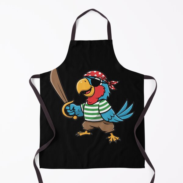 Item preview, Swashbuckling Cartoon Pirate Parrot with Sword designed and sold by k3rstman1.
