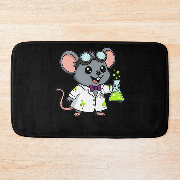 Item preview, Kawaii Science Mouse Chemist with Flask designed and sold by k3rstman1.