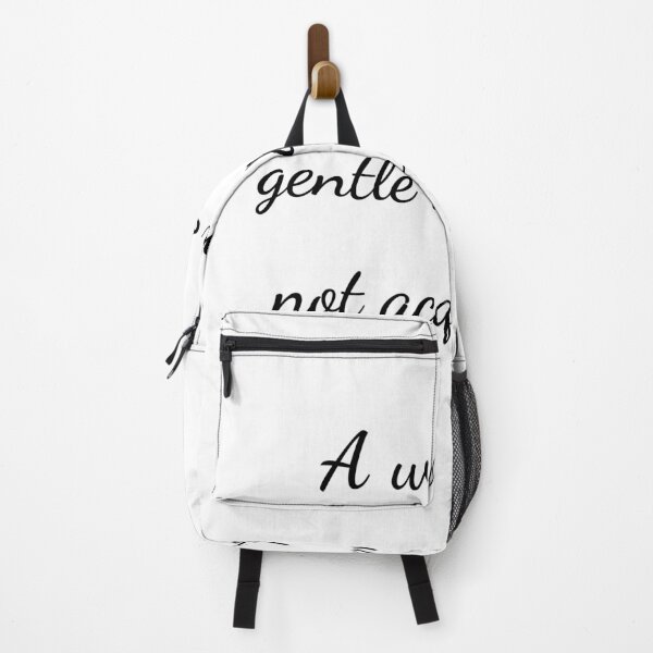 Item preview, "A woman's gentle heart, but not acquainted" - handwriting black designed and sold by ariksworld.