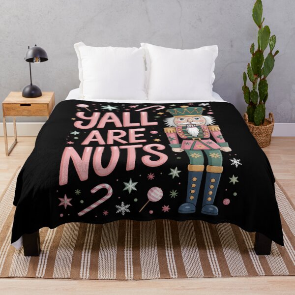 Item preview, Y'all are Nuts Nutcracker Merry Christmas Xmas Pajamas designed and sold by EllenJast.