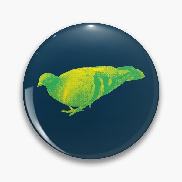 Item preview, Charlene the pigeon (green) designed and sold by BlackSwanArt.