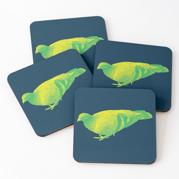 Item preview, Charlene the pigeon (green) designed and sold by BlackSwanArt.