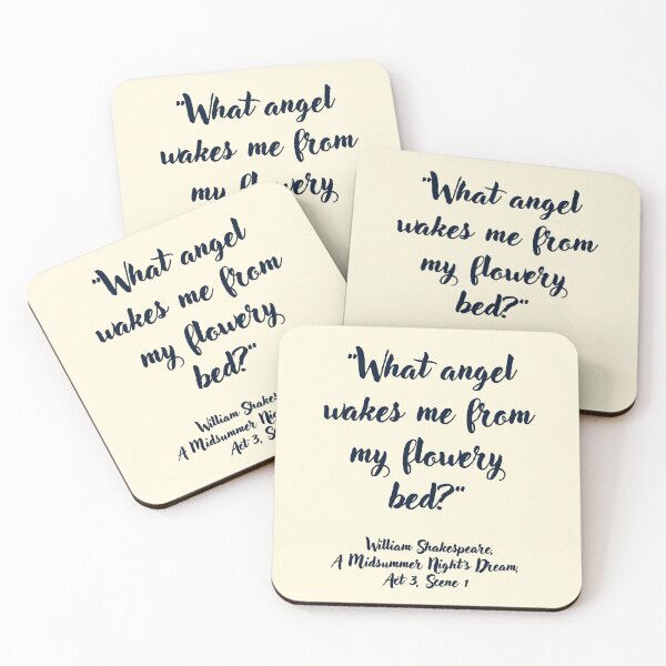 Item preview, Wicked Shakespeare Quote from A Midsummer Night's Dream designed and sold by CharlottePlaceArt.