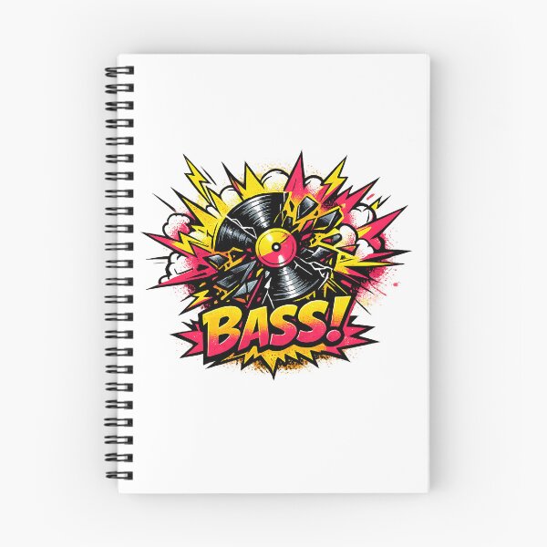 Item preview, BASS Explosion Comic Pop Art designed and sold by  ZenRave Designs.
