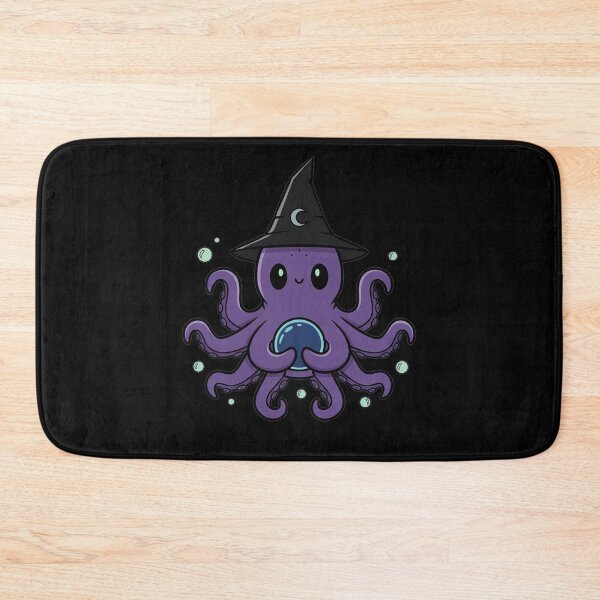 Item preview, Kawaii Magical Octopus Witch with Crystal Ball designed and sold by k3rstman1.