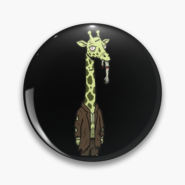 Item preview, Zombie Giraffe Monster Eating Human Arm Cartoon designed and sold by k3rstman1.