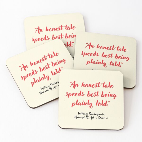 Item preview, Lit Shakespeare Quote from Richard the Third designed and sold by CharlottePlaceArt.