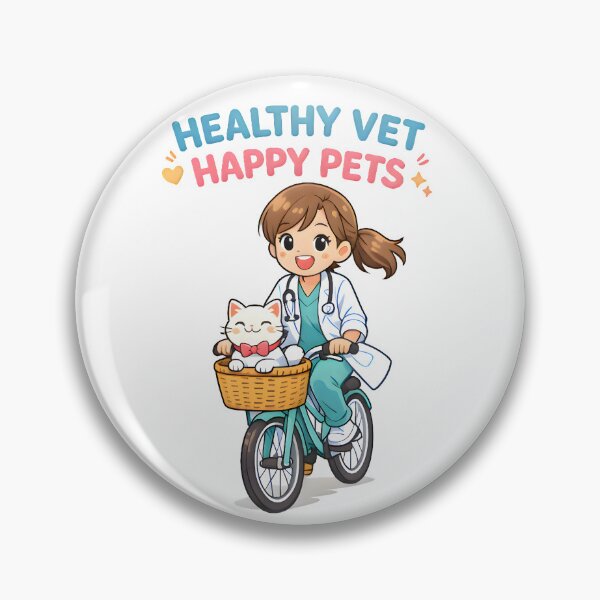 Item preview, Healthy Vet Happy Pets Cycling Shirt | Veterinary Fitness Lifestyle Dog Cycling Design designed and sold by Bettybee00.