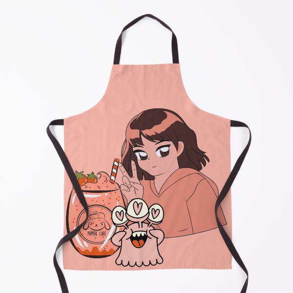 Item preview, Kawaii Strawberry Smoothie & Peace Sign Anime Girl designed and sold by Kanniax.
