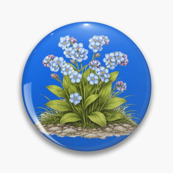Item preview, Delicate Forget-Me-Nots - Nature's Blue Floral Illustration designed and sold by JOANNASKAH.