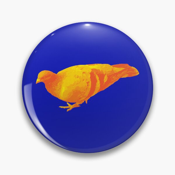 Item preview, Charlene the pigeon (orange) designed and sold by BlackSwanArt.