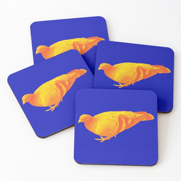 Item preview, Charlene the pigeon (orange) designed and sold by BlackSwanArt.
