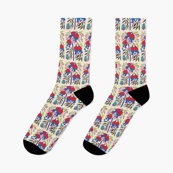 Item preview, Cool Colorful Capacious Folk Floral Abstract Design designed and sold by CharlottePlaceArt.