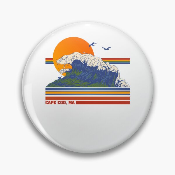 Item preview, Retro Cape Cod Massachusetts 70S Style Tourist Souvenir designed and sold by Funketown.