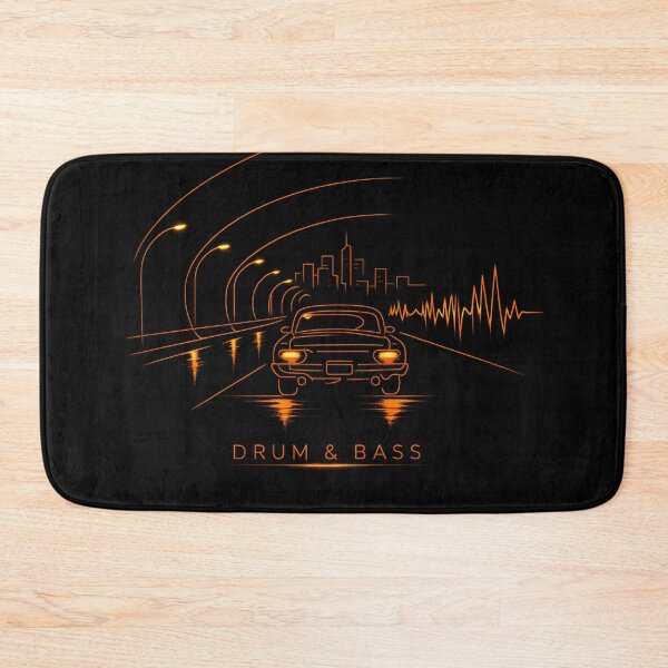 Item preview, DRUM & BASS Neon Drive designed and sold by  ZenRave Designs.