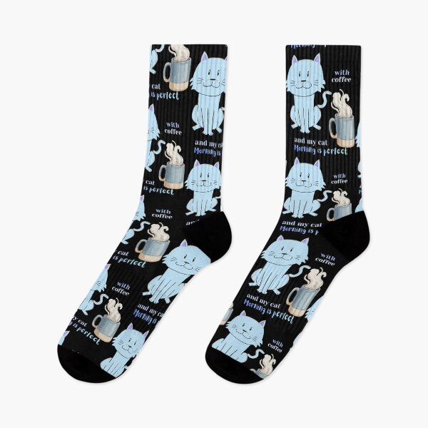 Item preview, Morning Is Perfect With Coffee And My Cat. designed and sold by Dinasshop.