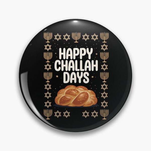 Item preview, Ugly Hanukkah Sweater Happy Challah Days designed and sold by EllenJast.