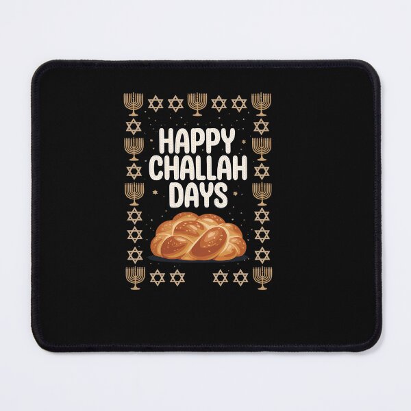Item preview, Ugly Hanukkah Sweater Happy Challah Days designed and sold by EllenJast.