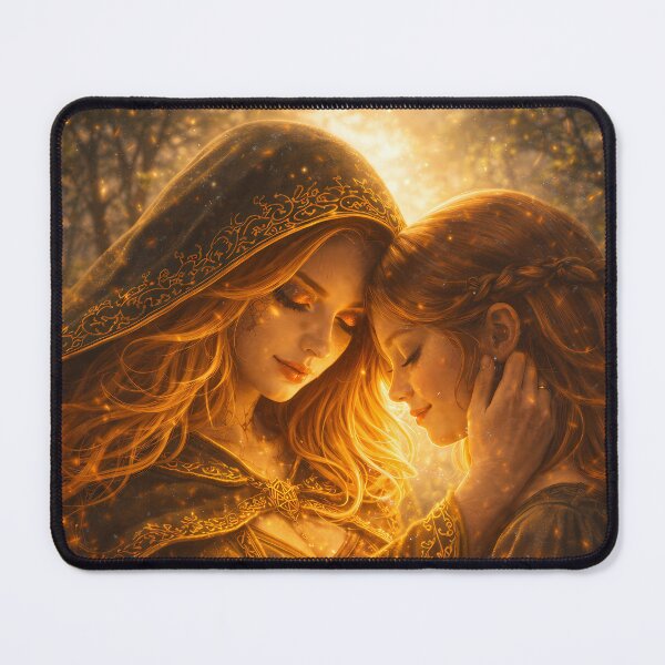Item preview, Deeply Loved Mother Daughter Fantasy Art designed and sold by KnitOfShadoF.